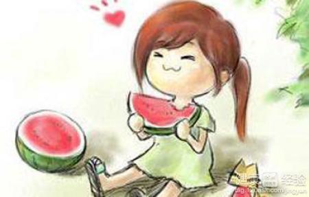 夏季吃瓜小朋友,瓜果飘香，欢乐童年
